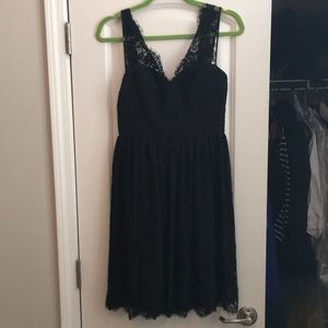 Black lace Amanda Uprichard cocktail dress